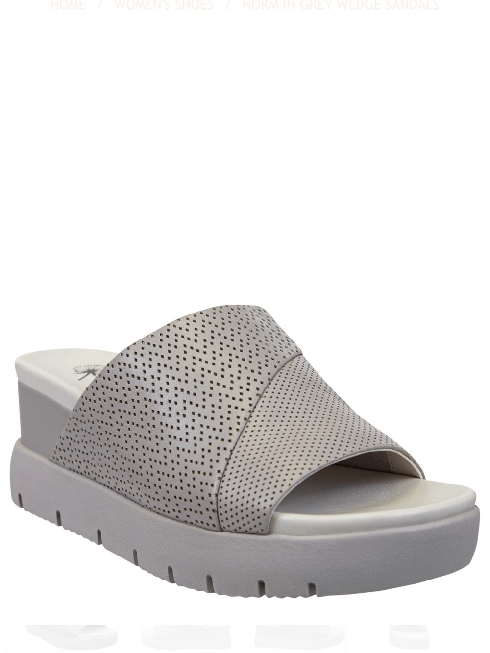 OTBT Norm Slide Wedge Sandal - Grey